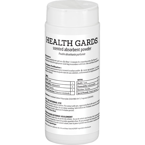 Health Gards&reg; Scented Absorbent Powder, 16 oz., Can Pryde Industrial Inc.