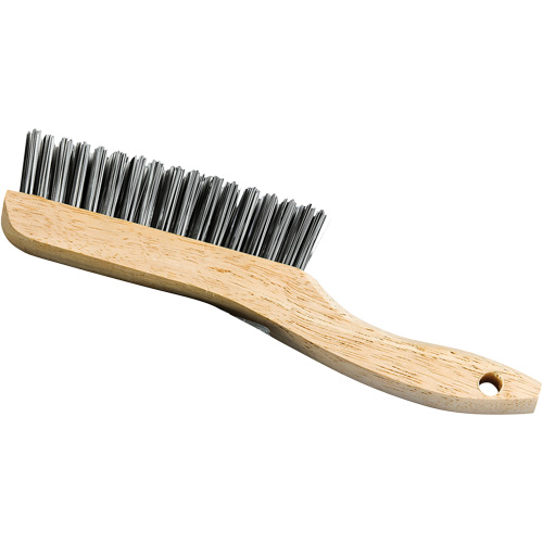 Brosse &agrave; manche en patin, Acier, 4 x 16 rangs de fils, Longueur 9-3/4" Pryde Industrial Inc.