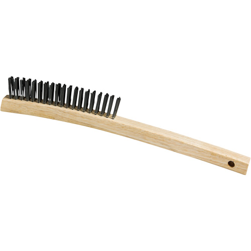 Brosse, Acier, 3 x 19 rangs de fils, Longueur 13-3/4" Pryde Industrial Inc.