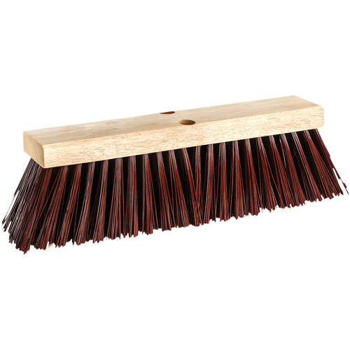 Barn & Street Push Broom, 16", X-Coarse, Polypropylene Bristles Pryde Industrial Inc.