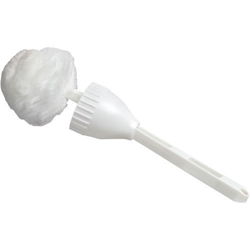 Cleaning Swab with Cup, 14-1/2" L, Acrylic Bristles, White Pryde Industrial Inc.