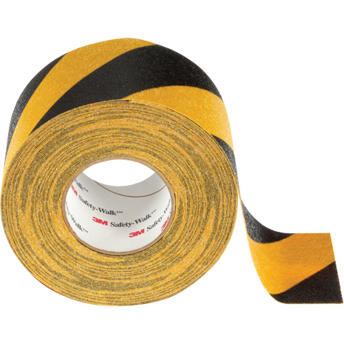 Ruban antid&eacute;rapant tout usage Safety-Walk, 4" x 60', Noir & jaune Pryde Industrial Inc.