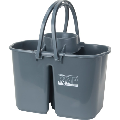 Seau et essoreuse pour vadrouille, Passoire, 3,75 gal. US (15 pintes), Gris Pryde Industrial Inc.
