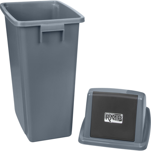 Garbage Can, Plastic, 15 US gal. Pryde Industrial Inc.