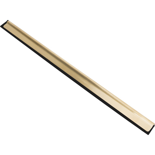Window Squeegee Blade, 14", Rubber, Brass Frame Pryde Industrial Inc.