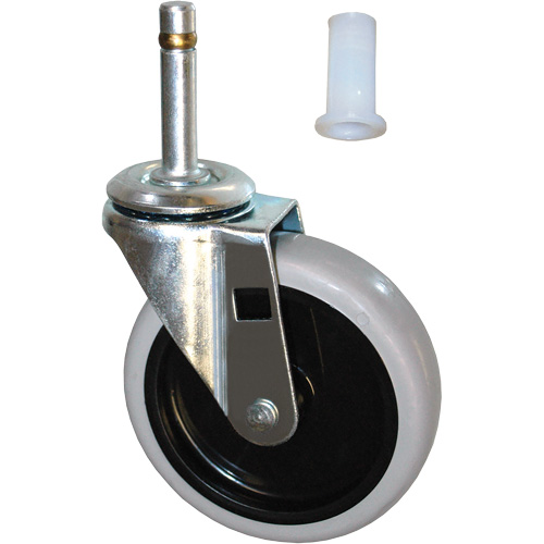 Roulette &agrave; tige pivotante de rechange pour chariot Pryde Industrial Inc.