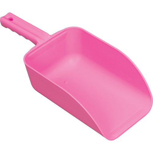 Large Hand Scoop, Plastic, Pink, 82 oz. Pryde Industrial Inc.