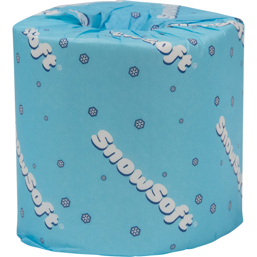 Snow Soft Premium Toilet Paper, 2 Ply, 500 Sheets/Roll, 145' Length, White Pryde Industrial Inc.