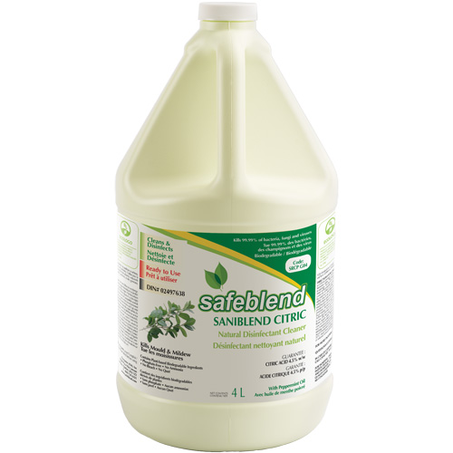 CITRIC Peppermint Oil Disinfectant Cleaner, 4 L, Jug Pryde Industrial Inc.