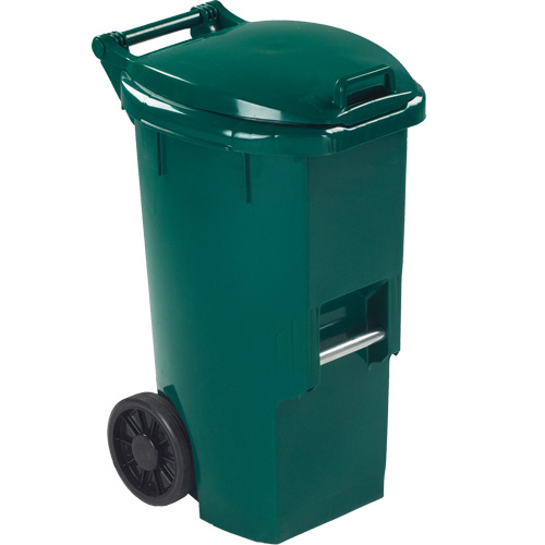 Organic Waste Green Bin, Plastic, 12 US gal. Pryde Industrial Inc.