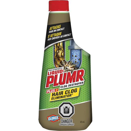 Produit d&eacute;bouchant pour bouchons de cheveux Liquid-Plumr Pryde Industrial Inc.