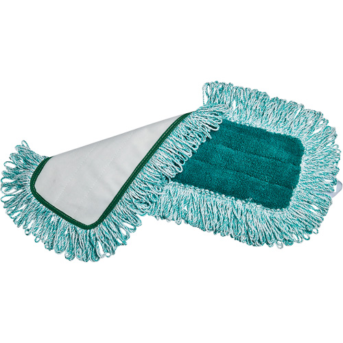 Tampon sec &agrave; frange, Style Boucles et crochets, Microfibre/Polyester, 36" lo x 5-3/4" la Pryde Industrial Inc.
