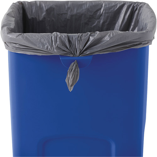 Untouchable&reg; Square Recycling Container, Bulk, Plastic, 23 US gal. Pryde Industrial Inc.