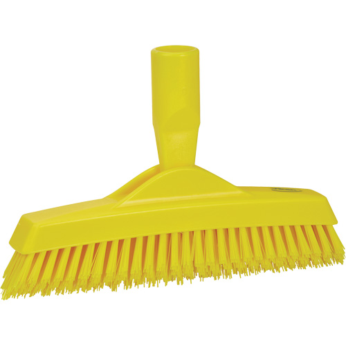 Grout Brush, Stiff Bristles, 9-1/4" Long, Yellow Pryde Industrial Inc.