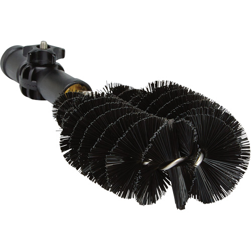 Drain Cleaning Brush, Stiff Bristles, 11" Long, Black Pryde Industrial Inc.