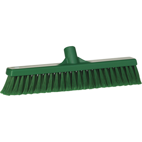 Balai-brosse pour particules fines, Crins Fin/&agrave; bout ouvrant, 16-1/4", Polypropyl&egrave;ne, Vert Pryde Industrial Inc.