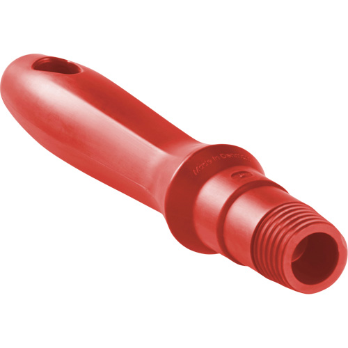 Mini manche, Brosse/Support &agrave; tampon/Grattoir/Raclette, Rouge, Standard, 6-1/4" lo Pryde Industrial Inc.