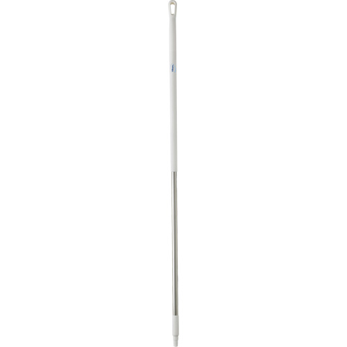 Handle, Broom/Brush/Pad Holder/Scraper/Squeegee, White, Ergonomic, 59" L Pryde Industrial Inc.