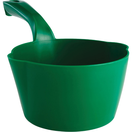 Round Bowl Scoop, Plastic, Green, 32 oz. Pryde Industrial Inc.
