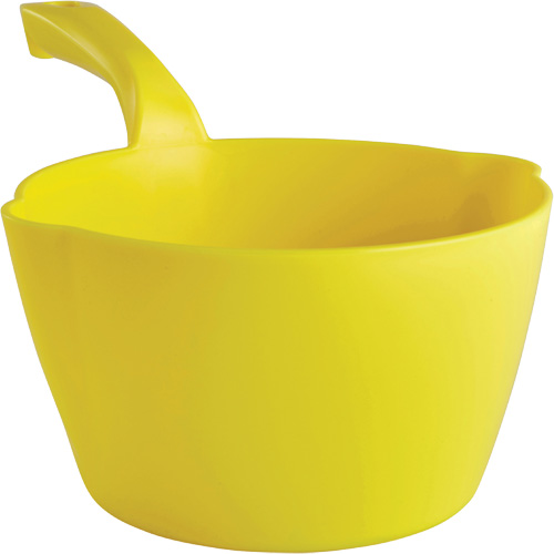 Pelle &agrave; main ronde, Plastique, Jaune, 64 oz Pryde Industrial Inc.