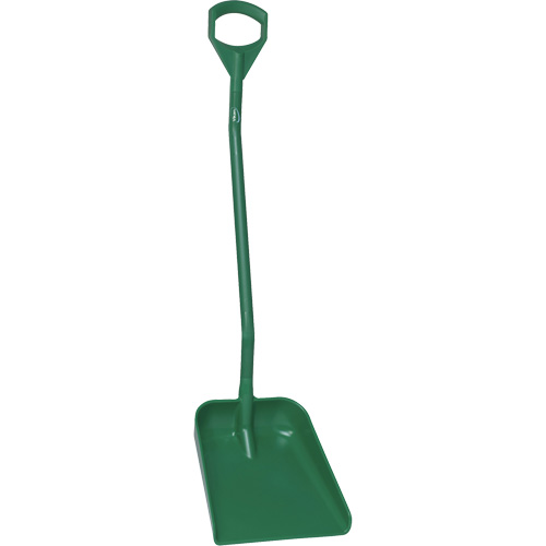 Ergonomic Large Blade Shovel, 51" Length, Plastic, Green Pryde Industrial Inc.