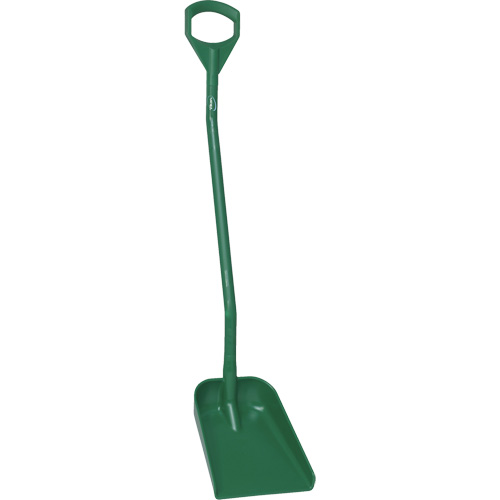 Ergonomic Small Blade Shovel, 50" Length, Plastic, Green Pryde Industrial Inc.