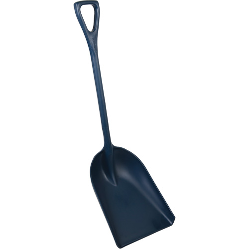 Pelle monobloc perceptible par d&eacute;tecteur de m&eacute;tal, Lame 13-3/4" x 17", Longueur de 42-1/2", Plastique, Bleu Pryde Industrial Inc.