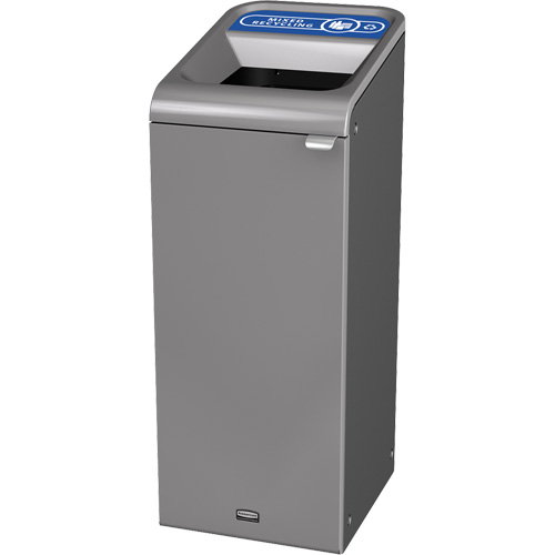 Configure Mixed Recycling Waste Container, Bulk/Curbside/Deskside, Steel, 15 US gal. Pryde Industrial Inc.