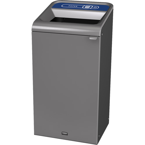 Configure Paper Waste Container, Bulk/Curbside/Deskside, Steel, 23 US gal. Pryde Industrial Inc.