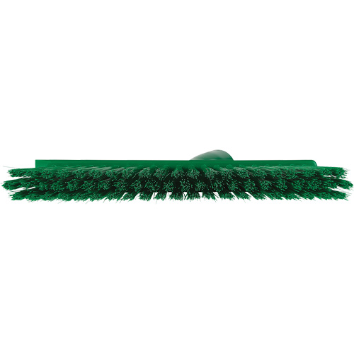 Balai biseaut&eacute; avec pas de vis inclin&eacute;, Crins Moyen, 10", Polyester, Vert Pryde Industrial Inc.