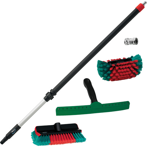 Ensemble d'outils de la s&eacute;rie Transport pour le nettoyage de l'ext&eacute;rieur de v&eacute;hicule de livraison Pryde Industrial Inc.