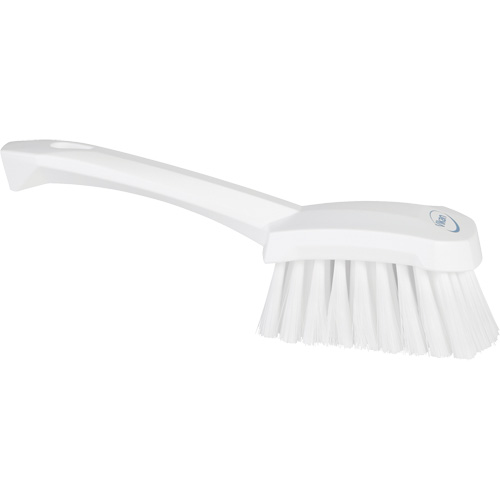 Brosse &agrave; r&eacute;curer avec manche court, Soies Doux, Longueur de 10-1/2", Blanc Pryde Industrial Inc.