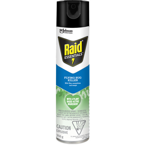 Raid&reg; Essentials Flying Bug Killer, 350 g, Aerosol Can Pryde Industrial Inc.
