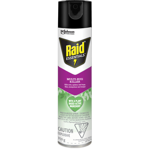 Raid&reg; Essentials Multi-Bug Killer, 350 g, Aerosol Can Pryde Industrial Inc.