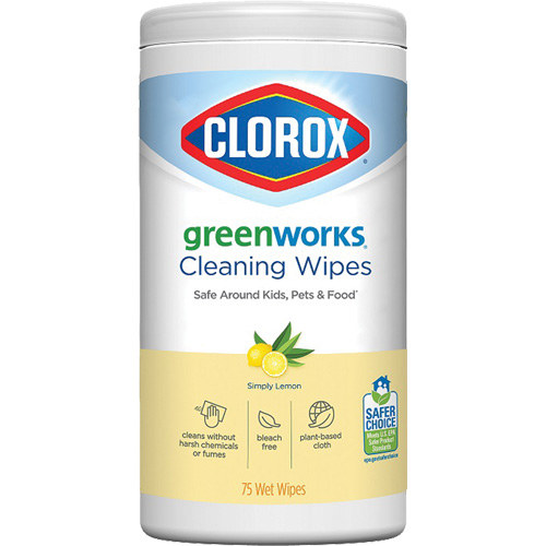 Lingettes nettoyantes GreenWorks, 75 lingettes Pryde Industrial Inc.