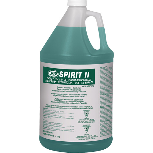 D&eacute;tergent d&eacute;sinfectant Spirit II, 4 L, Cruche Pryde Industrial Inc.