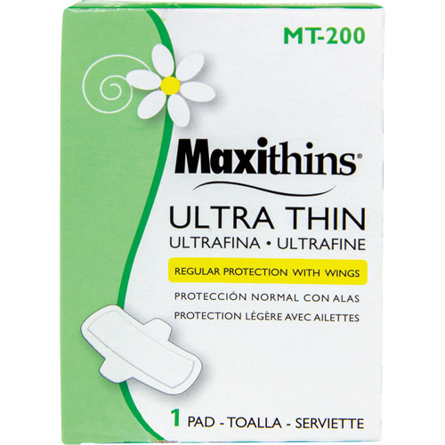 Maxithins&reg; Maxi Pad Ultra Thin with Wings Pryde Industrial Inc.