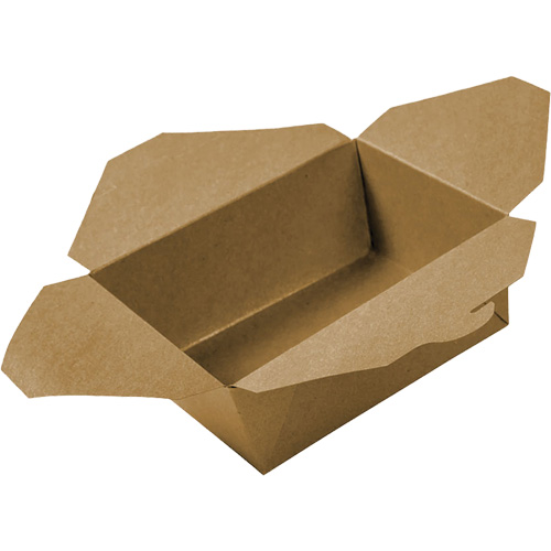 Kraft Take Out Food Containers, Corrugated, Rectangular Pryde Industrial Inc.