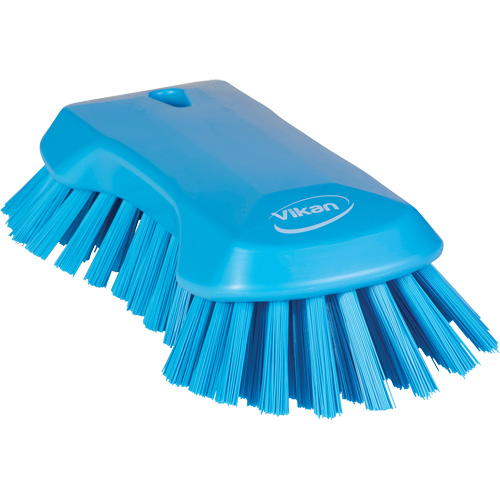 Brosse &agrave; main, Soies Tr&egrave;s ferme, Longueur de 9-1/10", Bleu Pryde Industrial Inc.