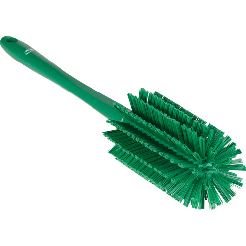 Brosse moyenne avec manche, Soies Ferme, Longueur de 17", Vert Pryde Industrial Inc.
