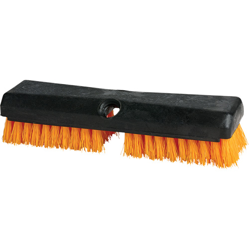 Brosse de nettoyage, 10" l, Soies Polypropyl&egrave;ne, Noir/Rouge Pryde Industrial Inc.