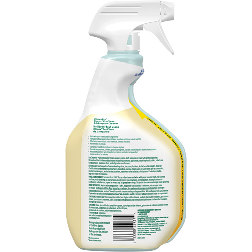 CloroxPro Clorox EcoClean All-Purpose Cleaner, 946 ml, Trigger Bottle Pryde Industrial Inc.