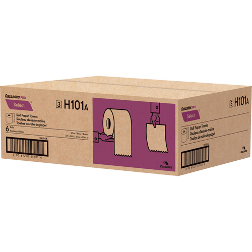 PRO Select Roll Paper Towel, 1 Ply, Standard, 1000' L Pryde Industrial Inc.