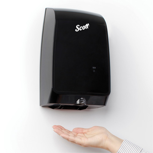 Distributeur Pro &eacute;lectronique de produits pour soins de la peau, Sans contact, Capacit&eacute; de 1200 ml, Format Cartouche de recharge Pryde Industrial Inc.