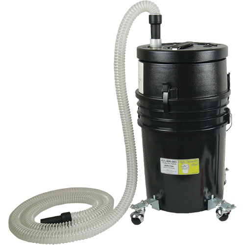 Aspirateur de suppression HEPA &agrave; grande capacit&eacute;, Sec, 5 gal. US (18,92 Litres) Pryde Industrial Inc.
