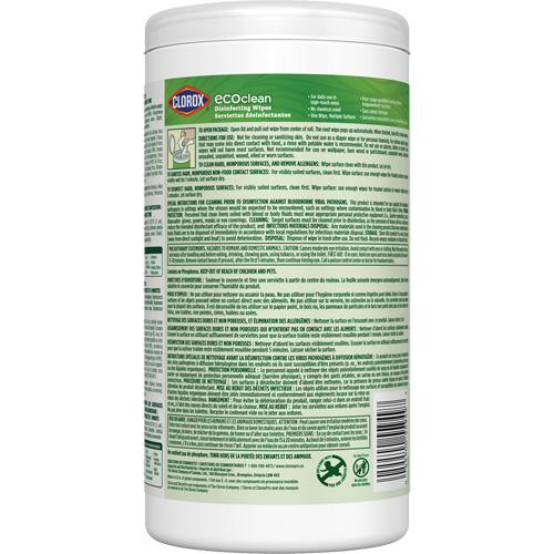 EcoClean Disinfecting Wipes, 75 Count Pryde Industrial Inc.