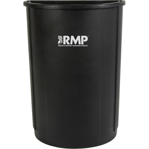 Half-Round Garbage Bin, Polyethylene, 21 US gal. Pryde Industrial Inc.
