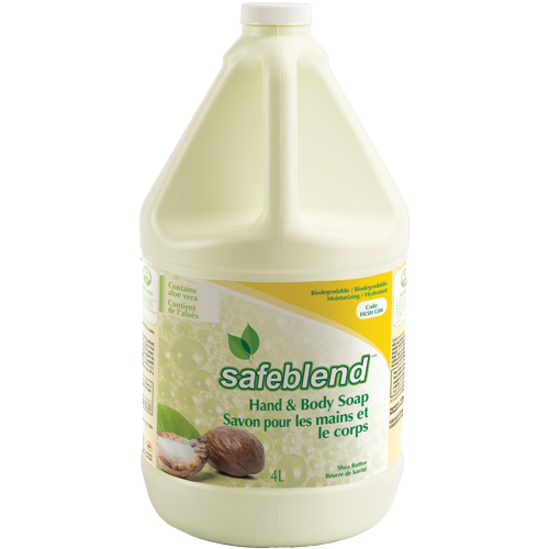 Savon au beurre de karit&eacute; pour les mains et le corps, Liquide, 4 L, Parfum&eacute; Pryde Industrial Inc.