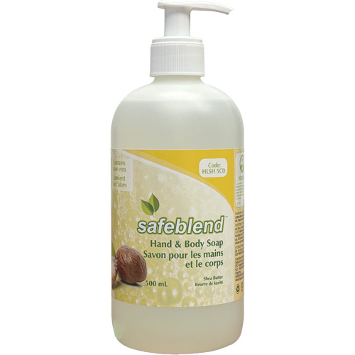 Shea Butter Hand & Body Soap, Liquid, 500 ml, Scented Pryde Industrial Inc.