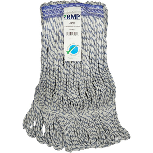 Candy-Striped Mop Head, Floor Finishing, Synthetic, Loop Style Pryde Industrial Inc.